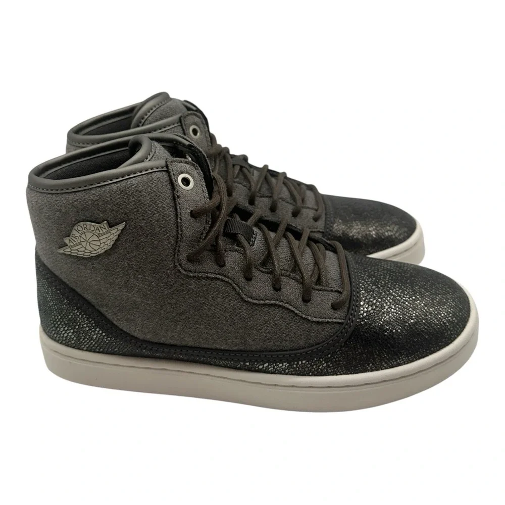 Nike Air Jordan Jasmine Premium GG Shoes YOUTH Size 6.5 Y Grey‎ Black 807711-205